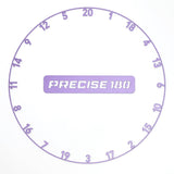 Precise 180 Number Ring - One-Piece - Colours Purple Pulse