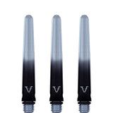Viper Viperlock Aluminium Dart Shafts - inc O-Rings and Locking Pin - Black & Silver Short