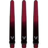 Viper Viperlock Aluminium Dart Shafts - inc O-Rings and Locking Pin - Black & Red Tweenie