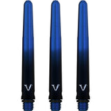 Viper Viperlock Aluminium Dart Shafts - inc O-Rings and Locking Pin - Black & Blue Tweenie