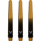 Viper Viperlock Aluminium Dart Shafts - inc O-Rings and Locking Pin - Black & Gold Tweenie