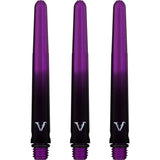 Viper Viperlock Aluminium Dart Shafts - inc O-Rings and Locking Pin - Black & Purple Tweenie