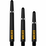 Wolverhampton Wanderers FC Nylon Shafts - Dart Stems with Springs - Wolves - Black