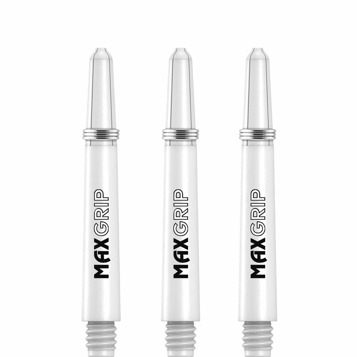 XQMax Max Grip Shafts - Nylon Dart Stems - White Tweenie